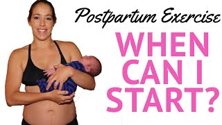When to Start Postpartum Exercise after Giving Birth | Postpartum Recovery ACOG Guidelines