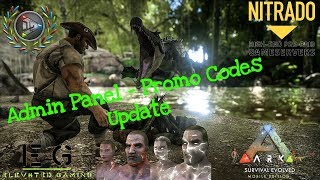Admin Panel - Promo Codes - ARK Mobile - Ark Survival Evolved