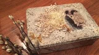 Декорирование коробки от конфет. DIY(Decoration box from under sweets).
