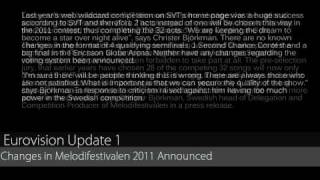 Eurovision 2011 Update 1