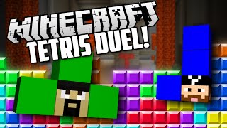 DEATH BY TETRIS! Minecraft: Tetris Duel!
