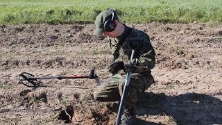 Minelab Etrac и поиск монет на картофельном поле / Treasure hunting on the crop field