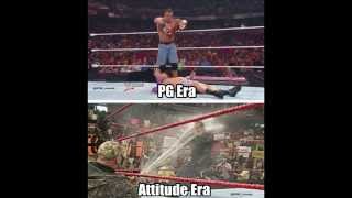 WWE Attitude Era vs PG Era