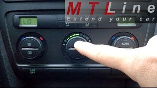 Skoda Octavia II - Climatronic tweak - izključitev/vključitev Climatronica s pritiskom na gumb