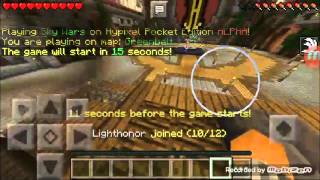 Играем skywars (пацан построил столб смерти!!!)