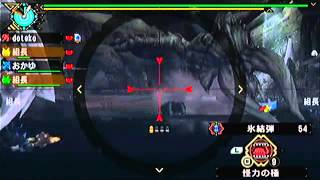 【MHP3】ディアブロス亜種砂原裏世界ハメ-懸垂動画