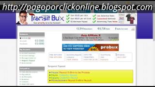 Transitbux - Gana dinero online dando clicks  (Guía-tutorial)