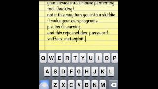 Turn your idevice into a mobile hacking tool