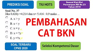 PEMBAHASAN SOAL CAT BKN  TIU HOTS - CPNS 2020