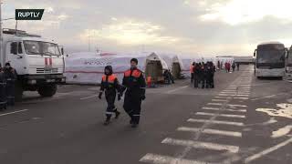 Live from evacuation camp near border with Russia amid DPR evacuation