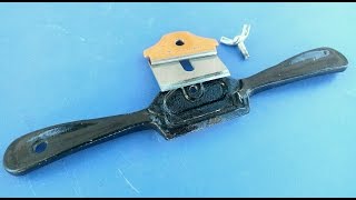 Upgrade стружка (spokeshave) Truper E-9C и фрезеровка топорища.