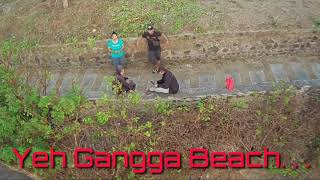 Video drone MJX Bugs 4W... Pantai Yeh Gangga, Bali