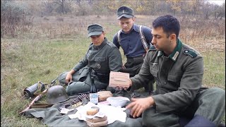ИРП военнослужащих Вермахта. Вещмешок. Wehrmacht/Nutrition/Food. Октябрь. 2017.