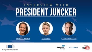 YouTube Interview with President Juncker - English