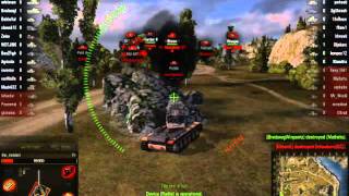 WoT Gameplay - KV - Cliffs - 5 Kills, Billottes Medal