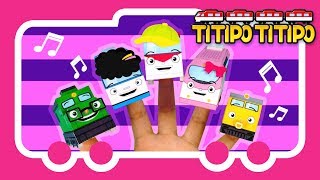 Titipo Songs l Finger Family l Tayo Nursery Rhymes l Tayo the Little Bus