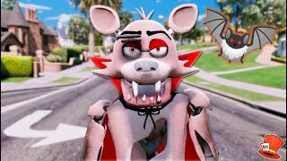 NEW VAMPIRE FOXY HALLOWEEN ANIMATRONIC! (GTA 5 Mods FNAF RedHatter)
