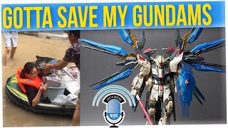 Woman Rescues Husband’s Action Figure Collection from Flood