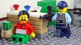 Lego Bank Robbery - Invisible Man