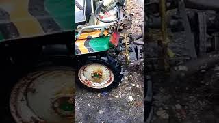 Мини трактор ХТЗ Т 012 с почвофрезой.