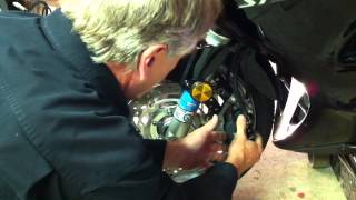 st1300 front wheel removal