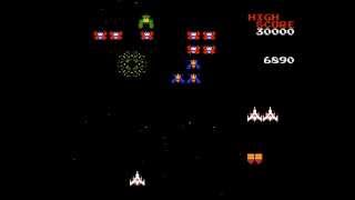 Galaga Walkthrough/Gameplay NES HD 1080p
