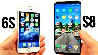 iPhone 6S vs Galaxy S8 Plus! - Speed Test
