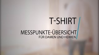 Messpunkte - Übersicht - T-Shirt
