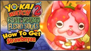 Yo-Kai Watch 2 - How To Get Strawbnyan With QR Code! [YW2 Tips & Tricks]
