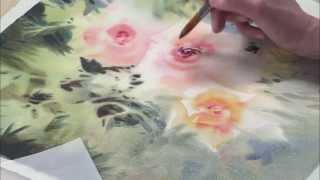 Preview | Negative Painting Techniques: Watercolor Flowers with Linda Kemp