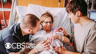 61-year-old mother carries baby for her son and his husband