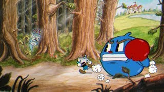 Cuphead Gameplay #4 | Boss CupHead : La boule bleu qui grossit