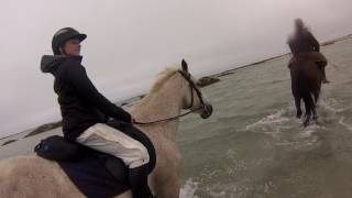 Wading over to Finnish Island 1