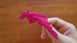 How to Make an Origami Dragon (EASY)