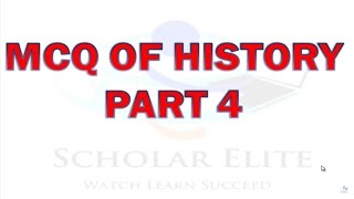 MCQ of History Part 4 for SSC| RRB| PSC| IAS| SSC CGL| IOF| all competitive Exams