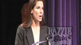 Sandra Bullock takes bow at the RAZZIES®