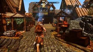 The Elder Scrolls V  Skyrim 4k Textures + ENB 1080p 60fps