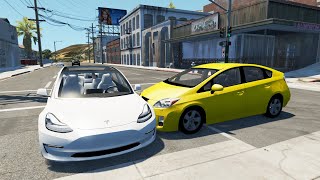 Traffic Car Crashes Compilation #13 - BeamNG.Drive