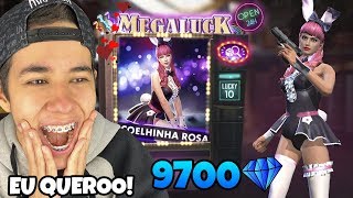 FIQUEI POBRE! CONSEGUI A COELHA SEXY GASTANDO MUITOS DIAMANTES NO FREE FIRE!