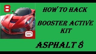 How to hack asphalt 8 booster kits