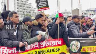 UK: Protest groups rally outside Glasgow's COP26 summit