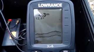 Baitboat.pl - Przykładowy test echosondy LOWRANCE X4 przerobionej na bezprzewodową