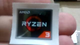 Unboxing + Montagem, Ryzen 3 2200G + 8GB DDR4 Corsair + Asus Prime A320M-K/BR