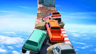 НЕВЫНОСИМОЕ ИСПЫТАНИЕ НА СКИЛЛ НА ОГРОМНОЙ ВЫСОТЕ! (GTA 5 ONLINE ГОНКИ)
