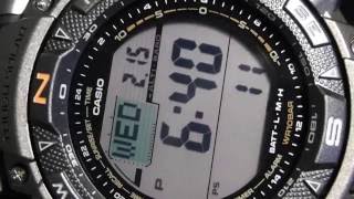 2S Time - CASIO PRG 240T Protrek Solar Power Titanium Watch Altimeter Barometer