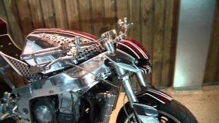 Streetfighter Kawasaki ZX 750 custom paint airbrush