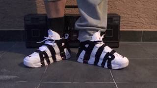 FrenkySneaks - Nike Air More Uptempo "Pippen" on FEET!!!