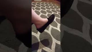 Hillary's intense shoeplay