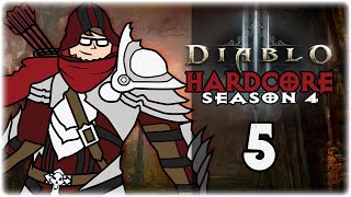 Diablo 3: Hardcore (Season 4) | Part 5 | Sirocco Caverns | Demon Hunter Gameplay