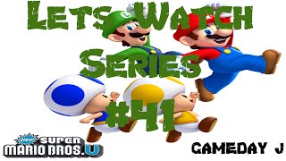 New Super Mario Bros U - Wii U Part 41 [Lets Watch] Piranha Plants On Ice / Skyward Stalk